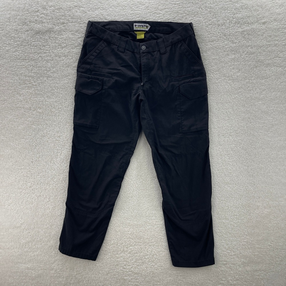 First Tactical Pants Womens 22 Black Ripstop Cargo Military Tactical Utility